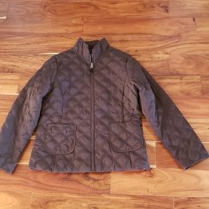 Jones New York Quilted Down Jacket Size M